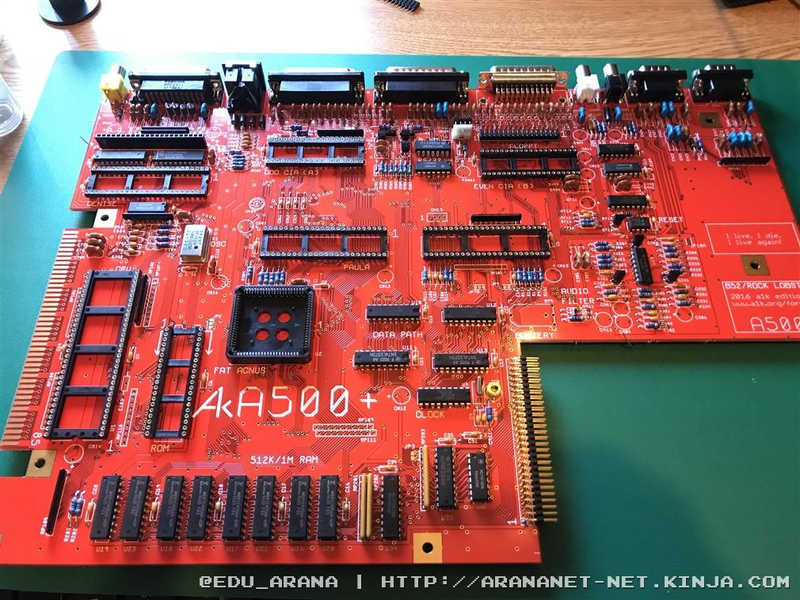 Illustration for article titled MONTAJE PASO A PASO DEL AMIGA 500 CREADO EN A1K(UN A500 NUEVO EN EL 2017)!